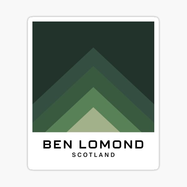 Item preview, Ben Lomond Scotland Abstract Bauhaus Style Design designed and sold by cartoosh.