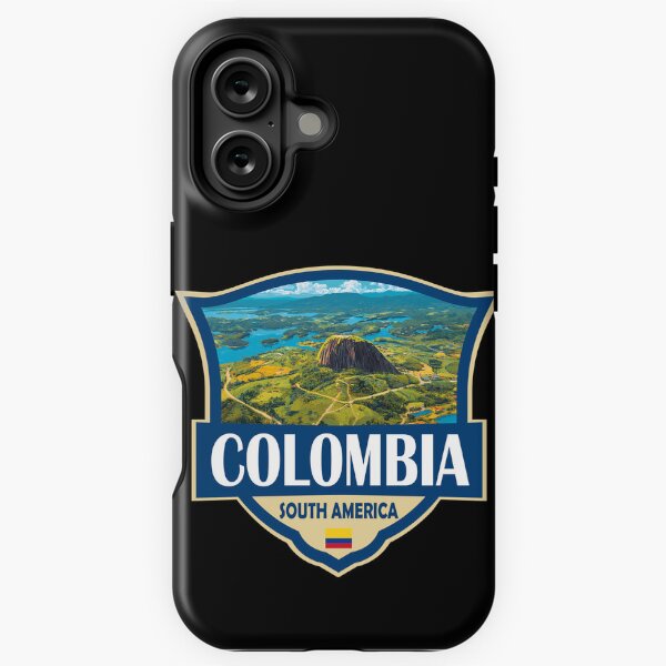 Item preview, Colombia Illustration Retro Badge designed and sold by KrisSidDesigns.