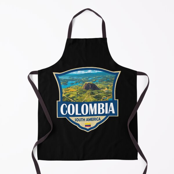 Item preview, Colombia Illustration Retro Badge designed and sold by KrisSidDesigns.