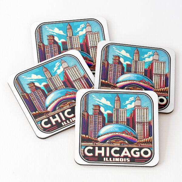 Item preview, Chicago Illinois Souvenir The Bean Cloud Gate designed and sold by Travel Time.