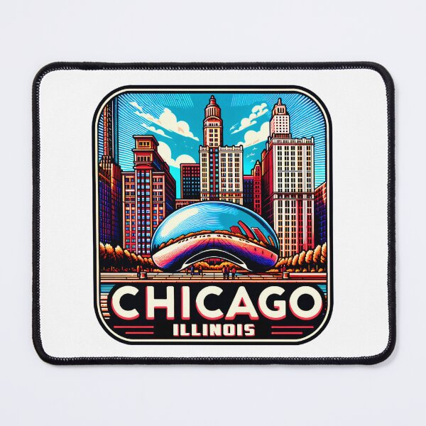 Item preview, Chicago Illinois Souvenir The Bean Cloud Gate designed and sold by Travel Time.