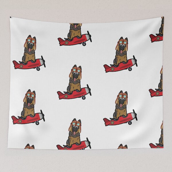 Item preview, Funny Guard Dog is going to fly a vintage airplane designed and sold by Pet Station.