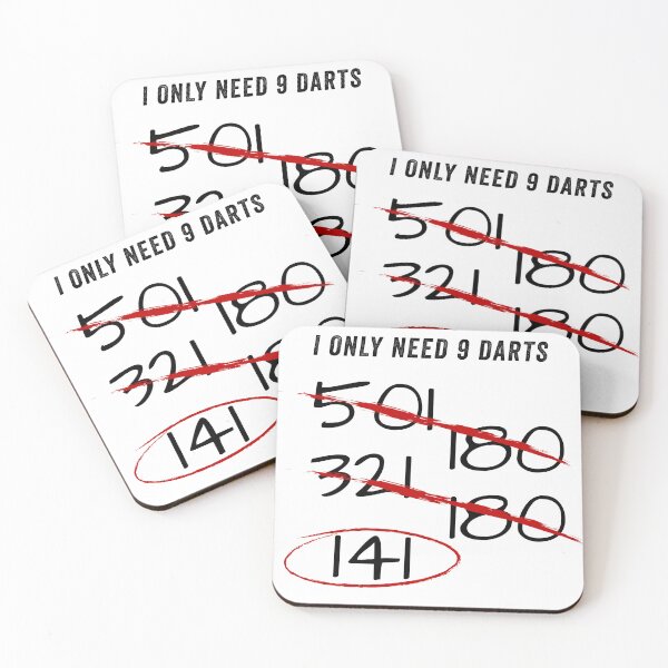 Item preview, I Only Need 9 Darts designed and sold by elle-darts.