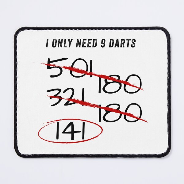 Item preview, I Only Need 9 Darts designed and sold by elle-darts.