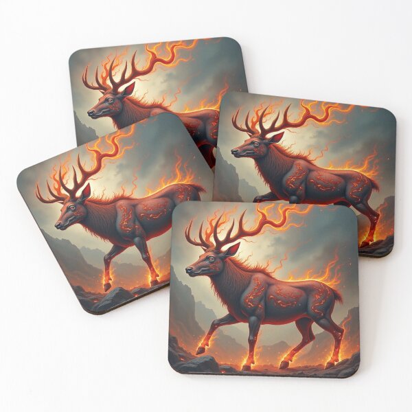Item preview, Inferno cervidae 3 (dream mythic beast series)  designed and sold by PhilDreams.