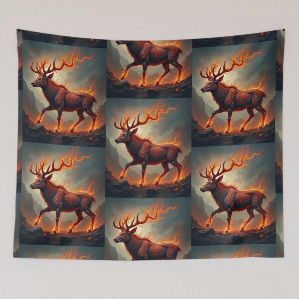 Item preview, Inferno cervidae 3 (dream mythic beast series)  designed and sold by PhilDreams.