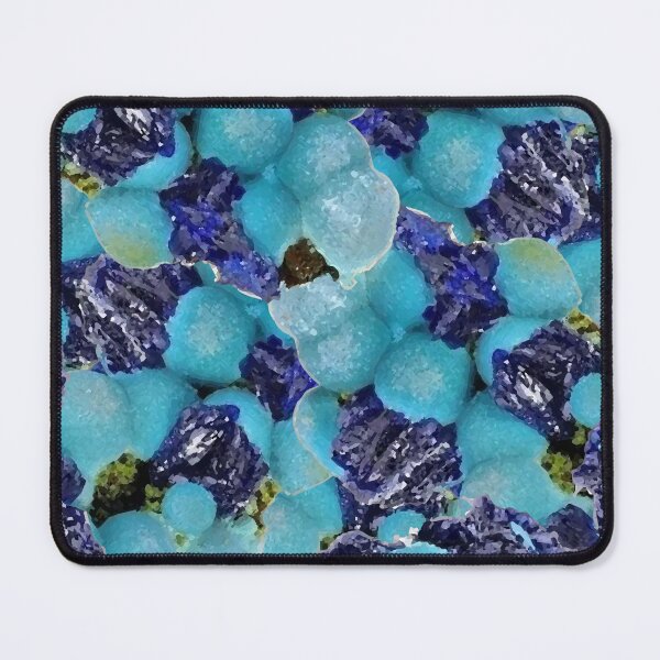 Item preview, Fluorite Azurite Crystal Fusion A Bold Geometric Gem Harmony designed and sold by ArtDesignTp.