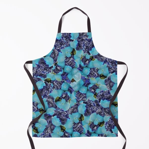 Item preview, Fluorite Azurite Crystal Fusion A Bold Geometric Gem Harmony designed and sold by ArtDesignTp.