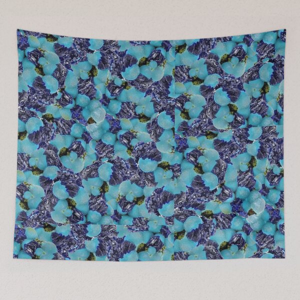 Item preview, Fluorite Azurite Crystal Fusion  A Bold Geometric Gem Harmony designed and sold by ArtDesignTp.