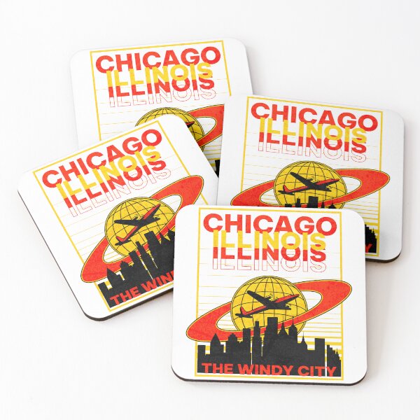 Item preview, Chicago Illinois Souvenir Vintage Airplane The Windy City designed and sold by Travel Time.