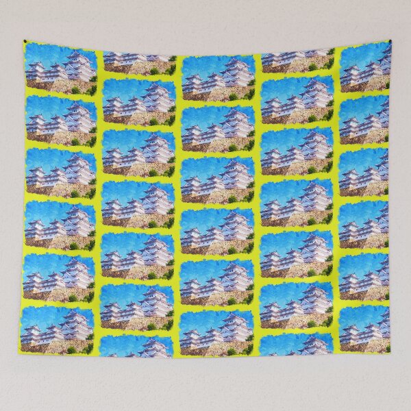 Item preview, himeji, japan, japanese, asian, asia, himeji castle, kawase hasui pacific, kawase designed and sold by happinesproject.