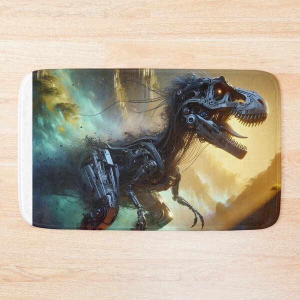 Item preview, Cyber Dinosaur in Nature – Futuristic Beast in a Wild World designed and sold by MagneticArts23.