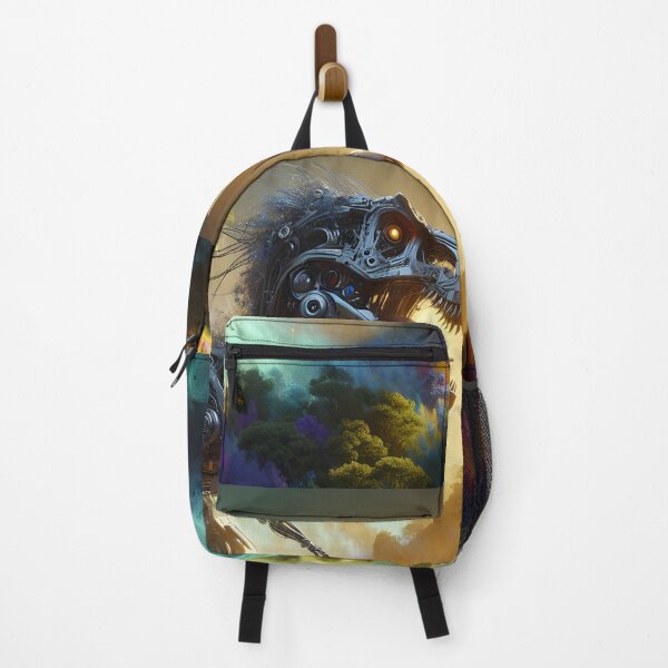 Item preview, Cyber Dinosaur in Nature – Futuristic Beast in a Wild World designed and sold by MagneticArts23.