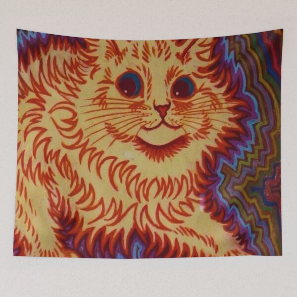 Item preview, cat paintings by louis wain designed and sold by irynaartbyim.