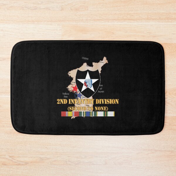Item preview, Army - Korea Map - 2nd Infantry Div - Second to None w SVC X 300 designed and sold by Military Insignia Products.