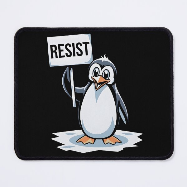 Item preview, Penguins Protest Against Tariffs Funny Penguin Tariff designed and sold by AniArtPL.