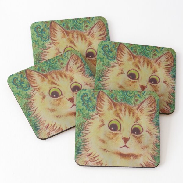 Item preview, cat paintings by louis wain designed and sold by irynaartbyim.