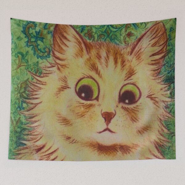 Item preview, cat paintings by louis wain designed and sold by irynaartbyim.