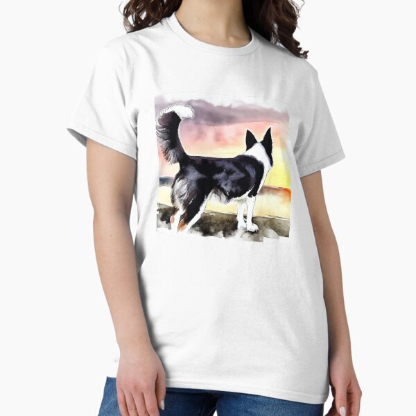 Item preview, Border Collie Sunset designed and sold by ZogDog Barkery.