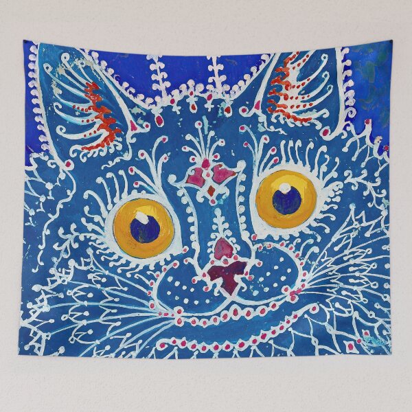 Item preview, cat paintings by louis wain designed and sold by irynaartbyim.