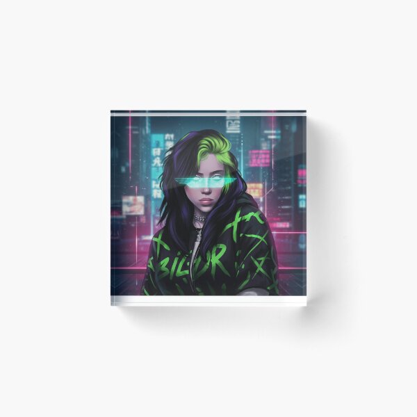 Item preview, Billie Eilish Inspired Cyber punk Easter T-Shirts, Clarity Blankets Throw Blankets designed and sold by Abstractadorn.