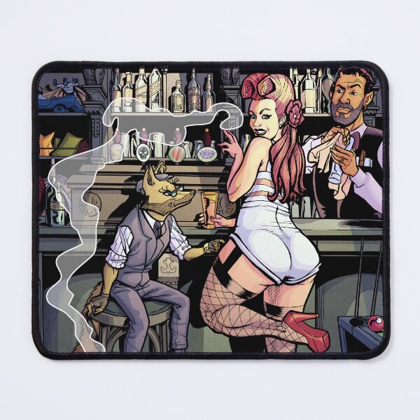 Item preview, Cigarettegirl 31 Bar Confessions – The Smoker & the Fox designed and sold by Ismasmgarts.