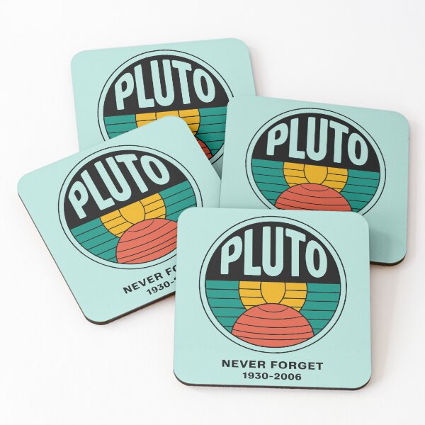 Item preview, Pluto Never Forget Retro Tribute Design designed and sold by theartfulaspie.