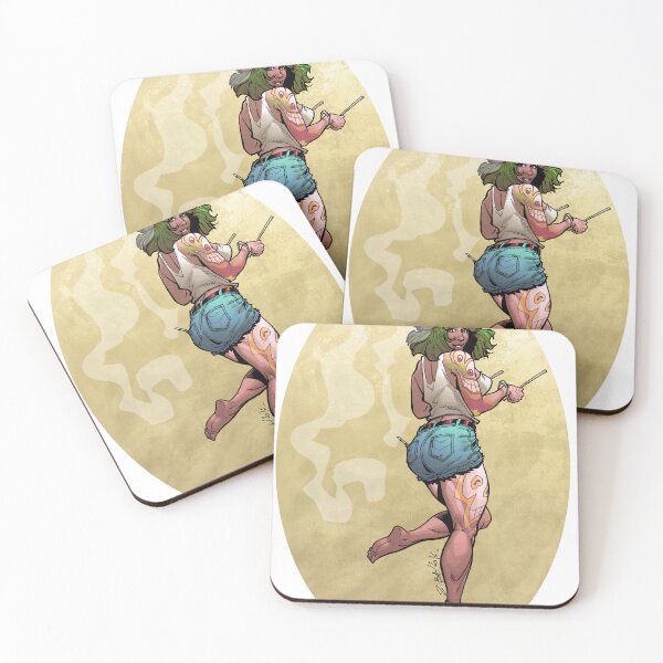 Item preview, Cigarettegirl 28 Tattooed Hillbilly Witch – Barefoot & Wild designed and sold by Ismasmgarts.