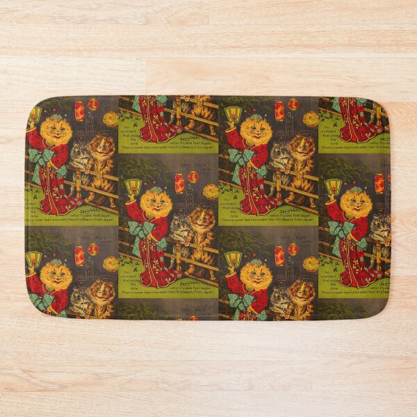 Item preview, Cat From Japan paintings by louis wain designed and sold by irynaartbyim.