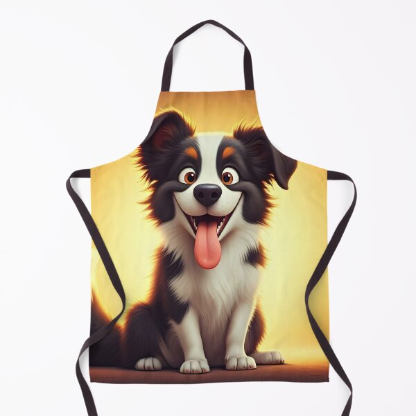 Item preview, Joyful Border Collie Puppy in Whimsical Style designed and sold by rgagliardi2017.