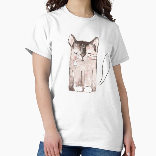 Item preview, Sad cat illustration designed and sold by Aleksse.