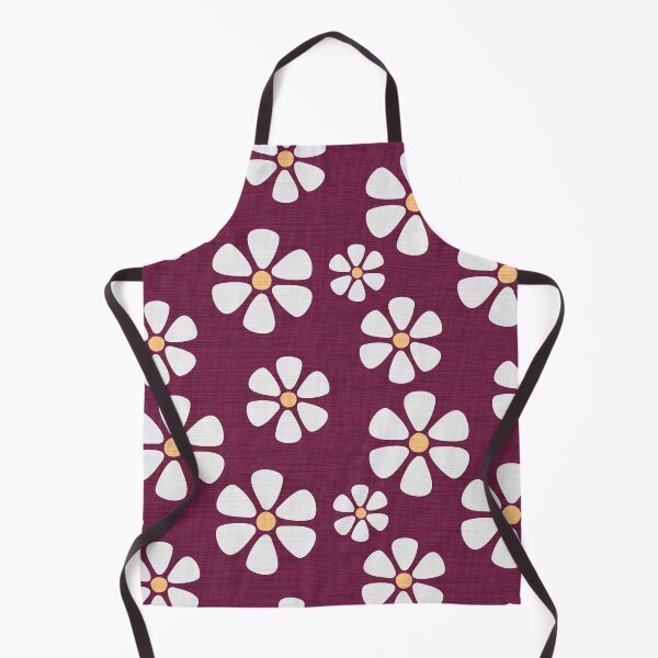 Item preview, linen-like texture with flowers design designed and sold by SylvieVibes.