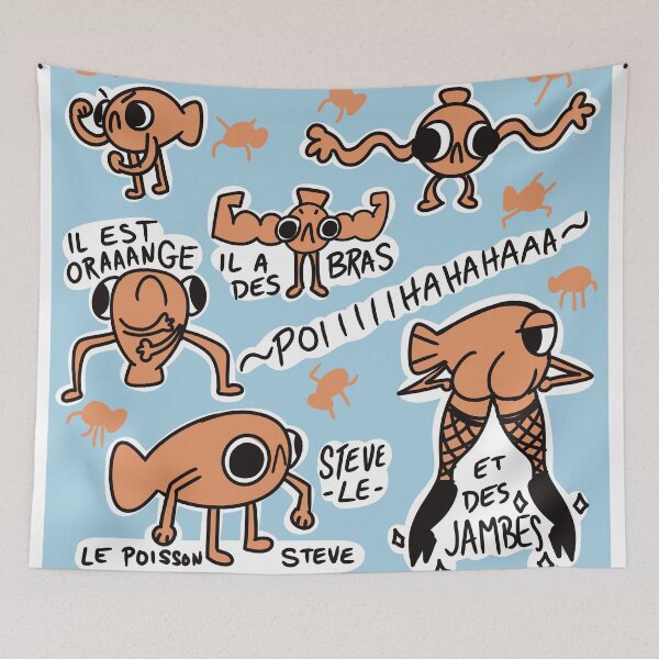 Item preview, Le Poisson Steve designed and sold by DinoCatDraws.