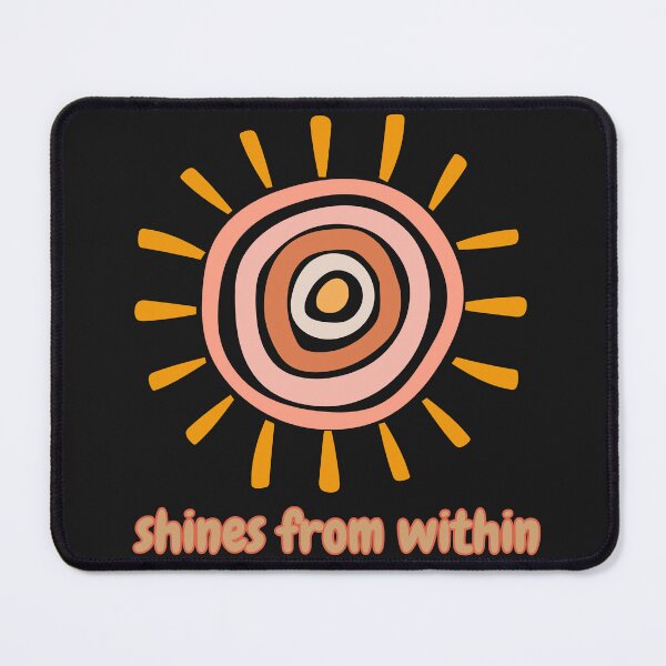 Item preview, Sun Boho Art: "Shine from within" quote for self-esteem and inner light. designed and sold by JenniferCreaArte .