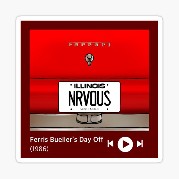Artikel-Vorschau von Spotify-Titelbild zu „Ferris macht blau“, designt und verkauft von Cryptid-Crafter.