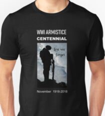 WWI Waffenstillstand Centennial Slim Fit T-Shirt