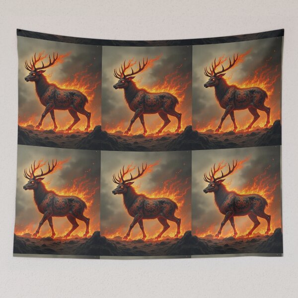 Item preview, Inferno cervidae 4 (dream mythic beast series) designed and sold by PhilDreams.