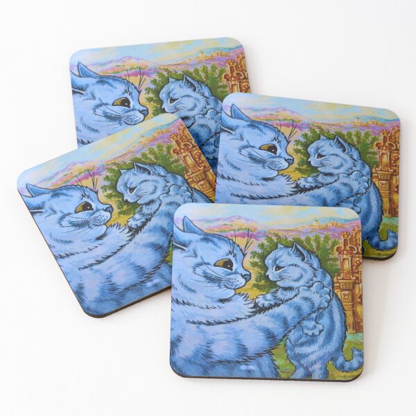 Item preview, cat paintings by louis wain designed and sold by irynaartbyim.