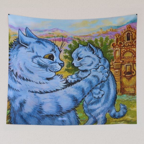 Item preview, cat paintings by louis wain designed and sold by irynaartbyim.