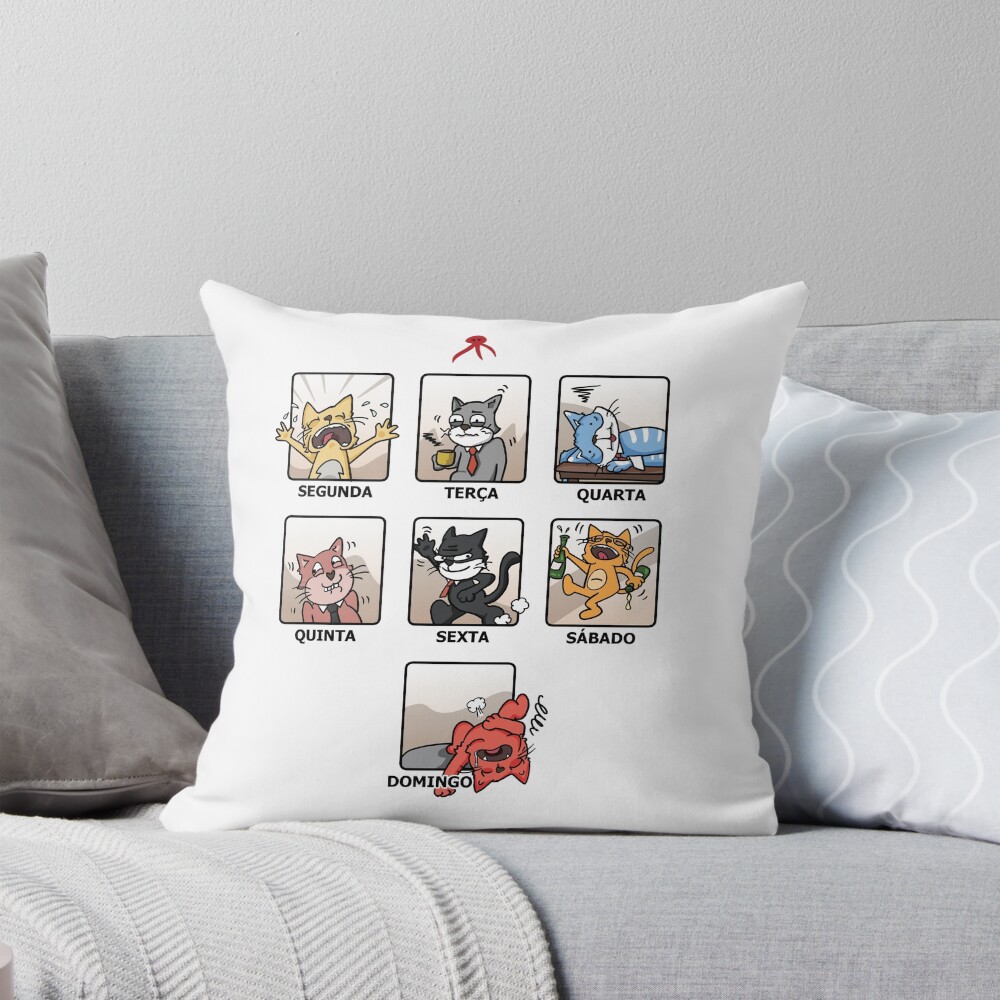Item preview, Throw Pillow designed and sold by Random Artist Studio_br.