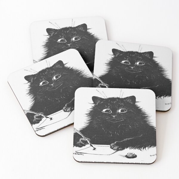 Item preview, Louis Wain Art Print designed and sold by irynaartbyim.