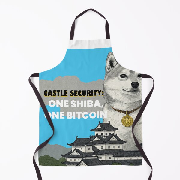 Item preview, Castle Security: One Shiba, One Bitcoin - Crypto Art designed and sold by Zini-ArtStudio.