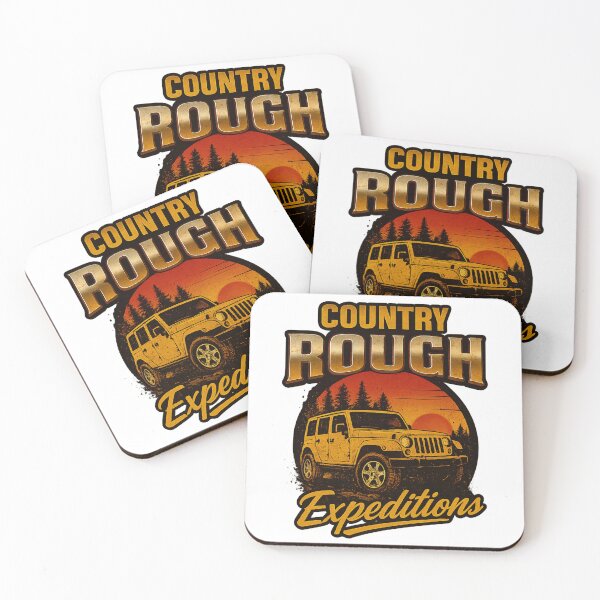 Item preview, Country Rough – Wild Off-Road Sunset Adventure designed and sold by McZerrill.