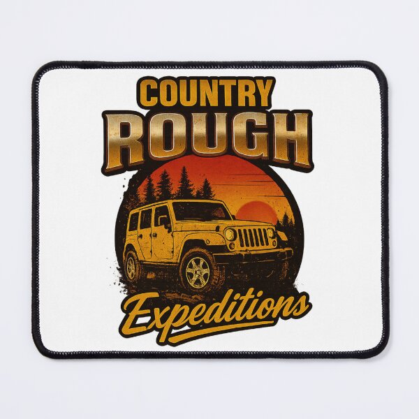 Item preview, Country Rough – Wild Off-Road Sunset Adventure designed and sold by McZerrill.