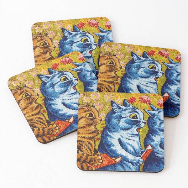 Item preview, Louis Wain Art Print designed and sold by irynaartbyim.