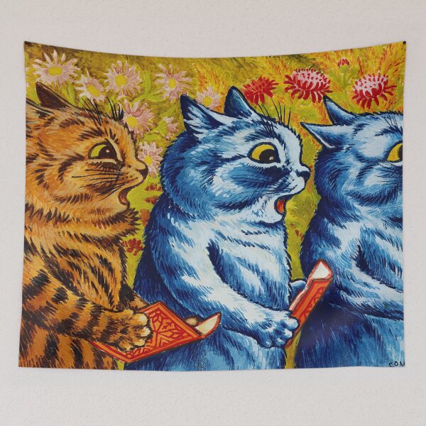Item preview, Louis Wain Art Print designed and sold by irynaartbyim.