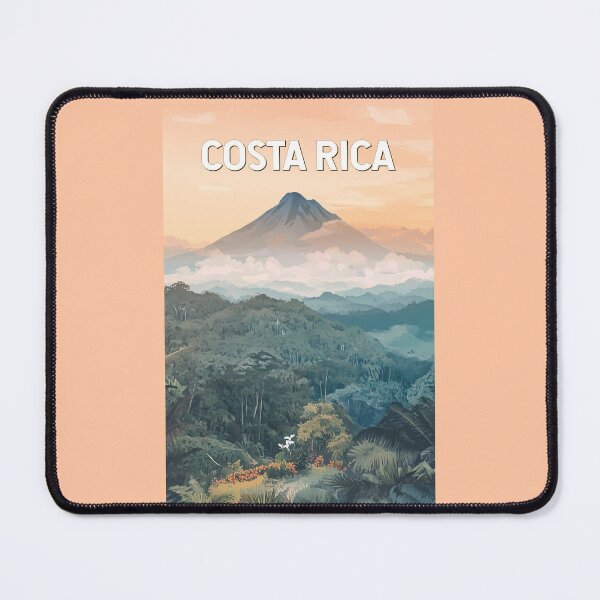 Item preview, Costa Rica Illustration Travel Art Vintage designed and sold by KrisSidDesigns.