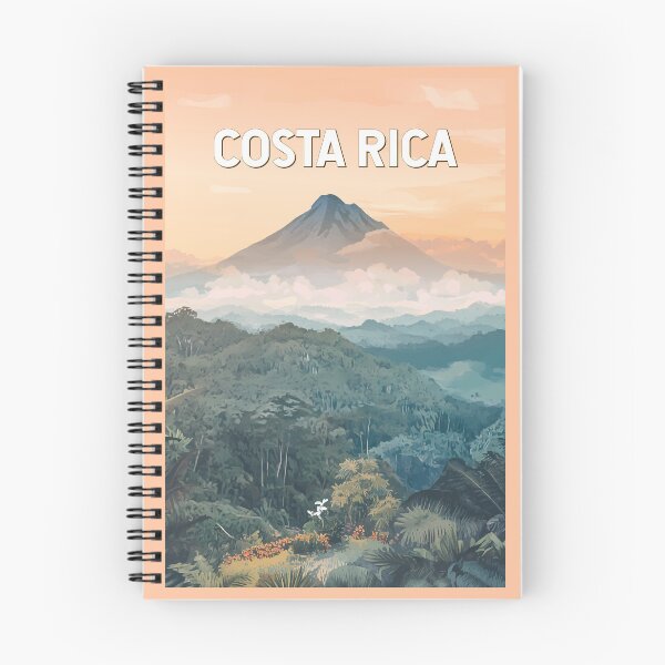 Item preview, Ilustración de Costa Rica, arte de viaje vintage designed and sold by KrisSidDesigns.