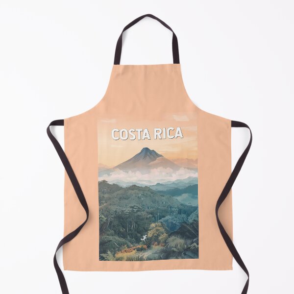 Item preview, Costa Rica Illustration Travel Art Vintage designed and sold by KrisSidDesigns.