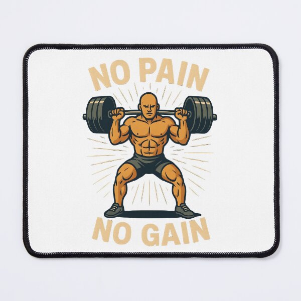 Item preview, No Pain No Gain – Hardcore Gym Motivational Design designed and sold by FunnygGifts.